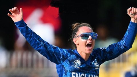 England crush South Africa by record margin in their opening match in Guwahati on Friday. Photo cred Women’s World Cup: England crush South Africa by record margin in Guwahati opener