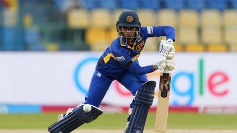 Women's World Cup: Gunaratne’s composed knock guides Sri Lanka to 105 in rain-marred 20 overs