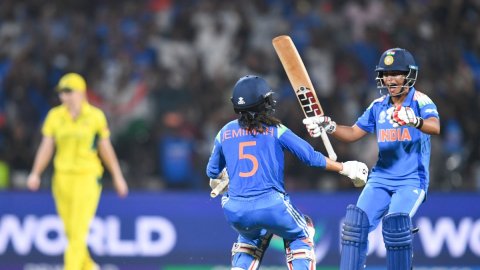 Navi Mumbai: ICC Women’s World Cup Semi-final – India vs Australia Women's World Cup: India celebrate historic semis win — It’s Diwali again!