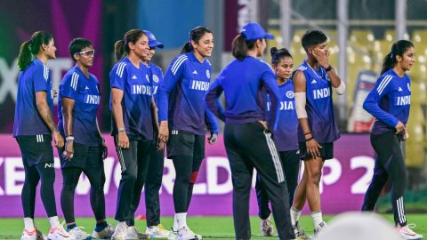Guwahati: India Women Team Practice Session Women’s World Cup: Indian team undergoes intense fielding session ahead of clash against England