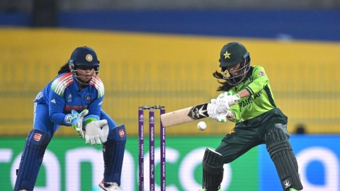 Women’s World Cup: Pakistan’s Sidra Amin reprimanded for code of conduct breach vs India