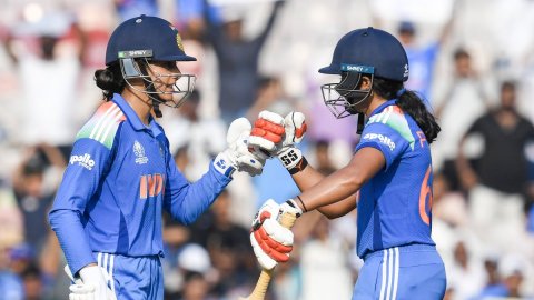 Women's World Cup: Smriti, Pratika guide India into semis with win over NZ in rain-hit match (Ld)