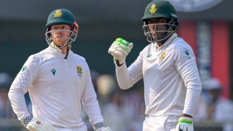 2nd Test: Muthusamy hits unbeaten 56 as South Africa reach 316/6 at tea
