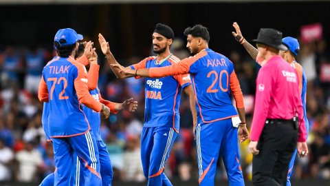 4th T20I: Washington, Axar, Dube help India beat Australia by 48 runs, take 2-1 lead (Ld)