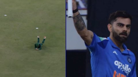 Ryan Rickelton ने पकड़ा सुपर कैच, Virat Kohli की क्लासिक पारी का इस तरह हुआ अंत; VIDEO