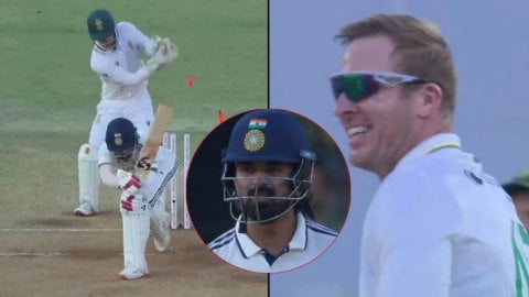 VIDEO: Simon Harmer की स्पिन मैजिक का कमाल, KL Rahul बोल्ड होकर रह गए हक्के-बक्के