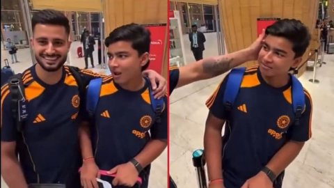 'बड़ा कौन लग रहा है..', युद्धवीर सिंह और गुरजापनीत सिंह ने लिए वैभव सूर्यवंशी के मजे; VIDEO वायरल