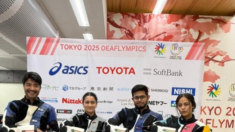 Air rifle mixed teams win gold and bronze at Deaflympics