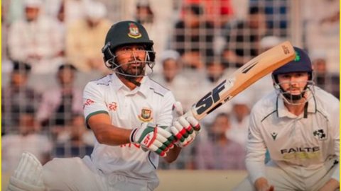 BAN vs IRE 2nd Test: ढाका टेस्ट का तीसरा दिन रहा बल्लेबाज़ों के नाम, बने 323 रन और गिरे 6 विकेट; बां