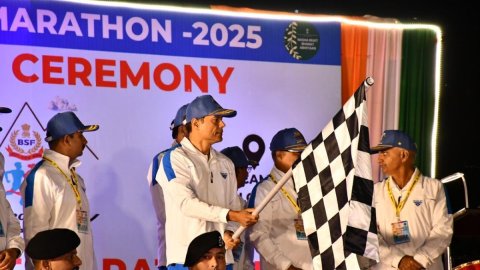 BSF's marathon witnesses huge turnout, first major event in Jammu after Op Sindoor
