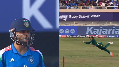 VIDEO: डेवाल्ड ब्रेविस ने एक हाथ से कैच पकड़कर तोड़ा रुतुराज का सपना, खुला का खुला रह गया विराट कोहल