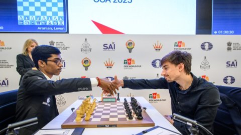 FIDE World Cup 2025: Praggnanandhaa survives a scare; Arjun, Karthik, Harikrishna held in first game