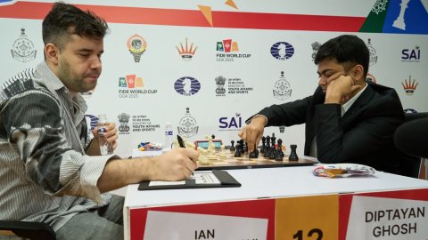 FIDE World Cup: Diptayan Ghosh upsets Nepomniachthi with black