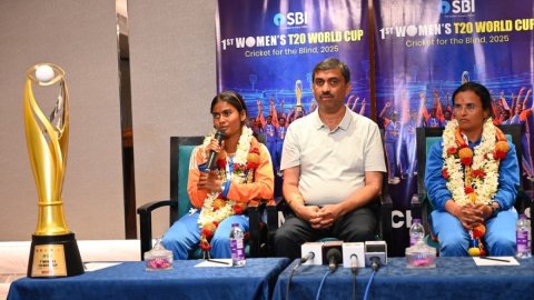 Grand and heartfelt welcome accorded to World Cup-winning Indian women’s blind cricket team