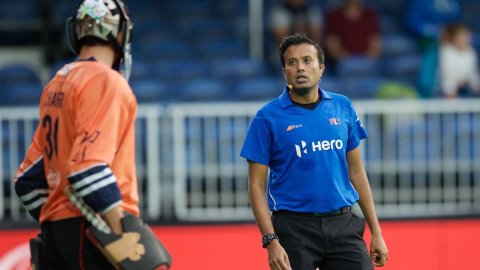 Hockey India congratulates Raghu Prasad RV on being named FIH Umpire of the Year