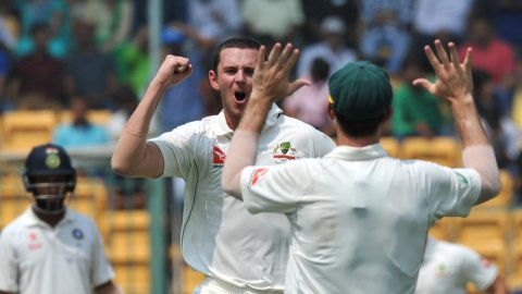 India Vs Australia -  Second Test Match-Day 3
