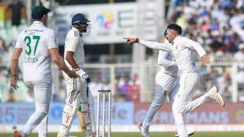 Kolkata: Day 3 of the First Test Match Between India and South Africa