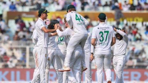 Kolkata: Day 3 of the First Test Match Between India and South Africa