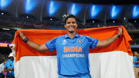 Navi Mumbai: Post-Match Celebration Following Team India Women’s Win in ICC Women’s World Cup Final