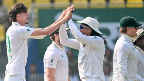 Guwahati: Day 3 of the Second Test Match Between India and South Africa