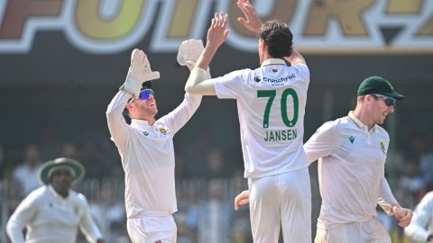 Guwahati: Day 3 of the Second Test Match Between India and South Africa