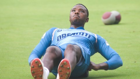 Mumbai: Training session ahead of the IPL match between MI and GT