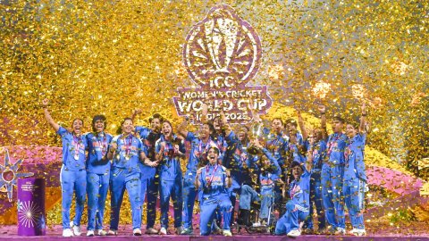 Navi Mumbai: Team India celebrates ICC Women’s World Cup 2025 triumph
