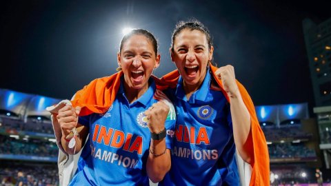 Navi Mumbai: Post-Match Celebration Following Team India Women’s Win in ICC Women’s World Cup Final