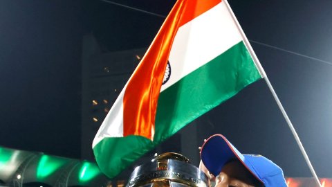 Navi Mumbai: Post-Match Celebration Following Team India Women’s Win in ICC Women’s World Cup Final