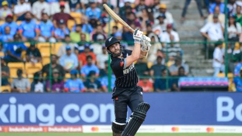 Bengaluru : ICC Men's Cricket World Cup match between New Zealand and Pakistan