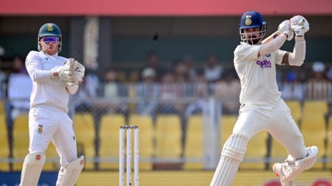 Guwahati: Day 3 of the Second Test Match Between India and South Africa