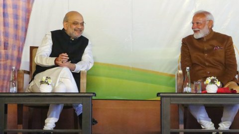 New Delhi: BJP Victory Celebrations at BJP HQ – Delhi Assembly Elections