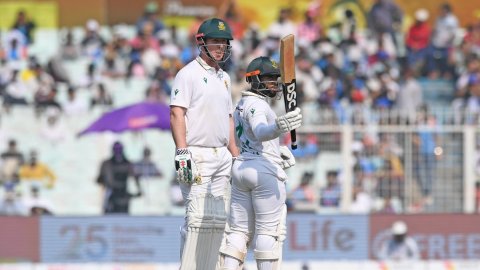 Kolkata: Day 3 of the First Test Match Between India and South Africa