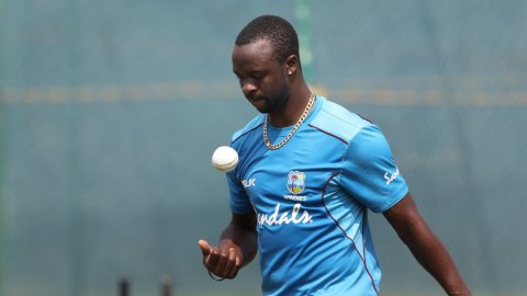 Visakhapatnam: India Vs West Indies - Practice Session - West Indies,Cricket,Kemar Roach