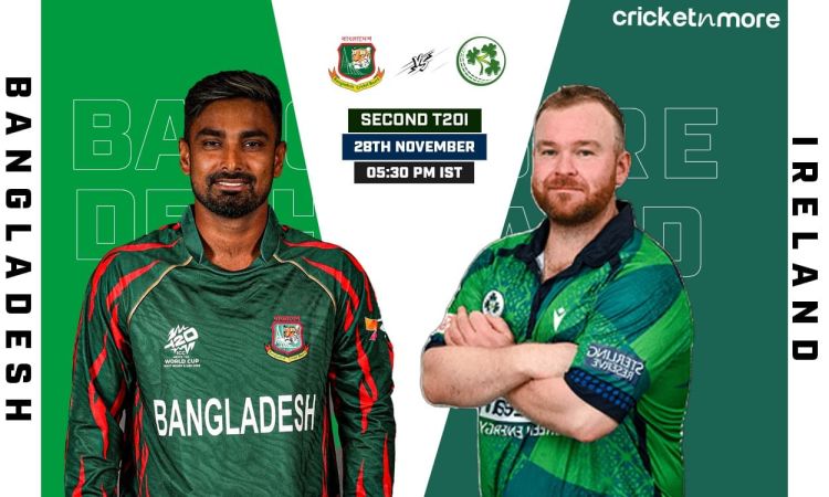 BAN vs IRE 2nd T20I: आयरलैंड ने टॉस जीतकर चुनी बल्लेबाज़ी, यहां देखें दोनों टीमों की प्लेइंग XI