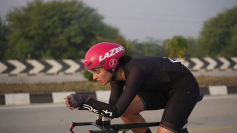 KIUG 2025: Pooja Bishnoi, farmer’s daughter from Bikaner, pedals her way into history