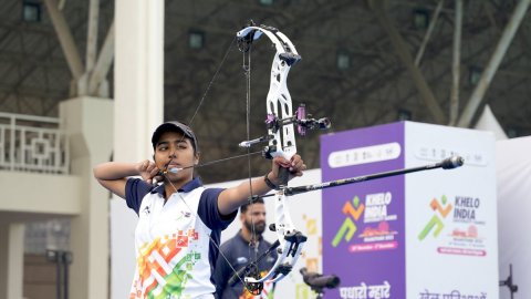 KIUG 2025: World Champion archer Aditi Swami wins title; swimmer Srihari Nataraj finishes with nine 