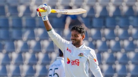 ஷாத்மான் இஸ்லாம் அபார சதம்; வலுவான நிலையில் வங்கதேச அணி!