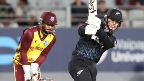 NZ vs WI: न्यूजीलैंड ने रोमांचक मैच में वेस्टइंडीज को 3 रन से हराकर जीता दूसरा T20I, ये 3 खिलाड़ी बन