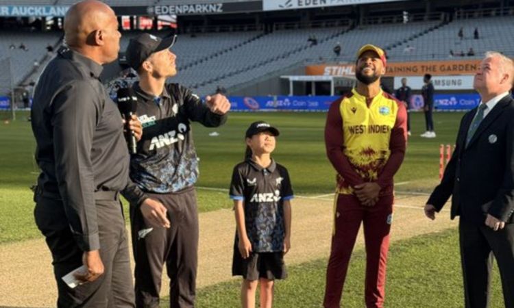 New Zealand opt to bowl first against West Indies in first t20i