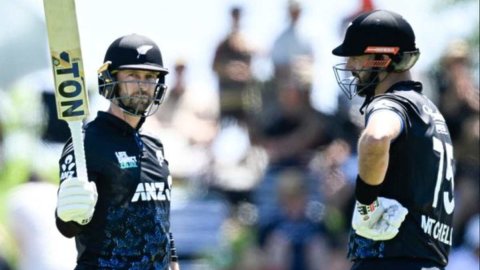  NZ vs WI: एक और रोमांचक मैच में न्यूजीलैंड ने मारी बाजी,तीसरे T20I में जीत के करीब पहुंचकर हारी वेस