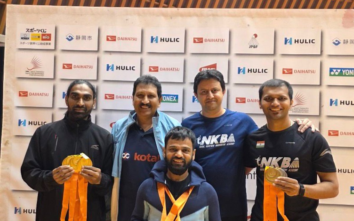 Pramod Bhagat Wins 3 Gold: Japan Para Badminton 2024 | Cricketnmore