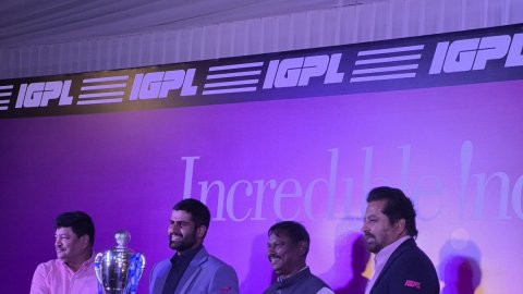 Pukhraj climbs to 2nd place on IGPL OOM rankings, receives award from Arjun Munda