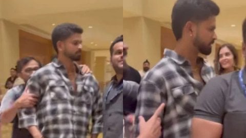 VIDEO: सिक्योरिटी गार्ड ने की श्रेयस अय्यर के साथ जबरदस्ती फोटो लेने की कोशिश, भड़क गए पंजाब किंग्स 