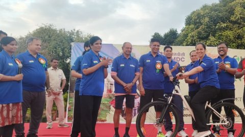 Rashtrapati Nilayam conducts 'Pedal for Planet' to promote healthy living