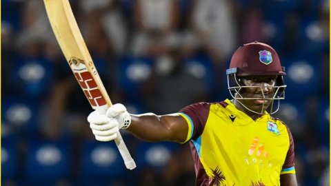 6,6,6,6,6,6: Rovman Powell ने रचा इतिहास, कीवी गेंदबाज़ों की कुटाई करके तोड़ा Evin Lewis का बड़ा रिक