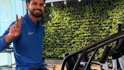 Shreyas Iyer starts training post surgery