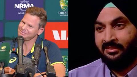 VIDEO: 'ये नहीं देखा तो क्या देखा', स्टीव स्मिथ ने प्रेस कॉन्फ्रेंस में किया मोंटी पनेसर को ट्रोल