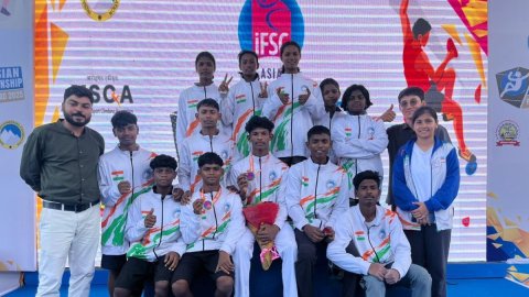 TSAF sport climbing academy athletes win six medals at Asian Kids C'ship 2025