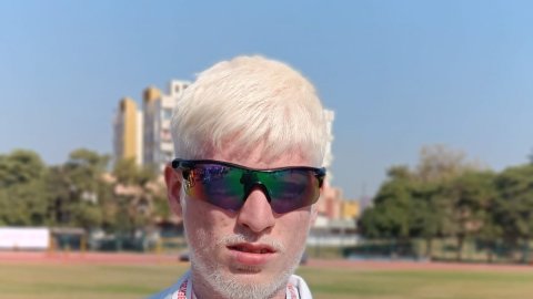 Visually impaired medallist Saurabh Sharma prepares for debut at Adani Ahmedabad Marathon